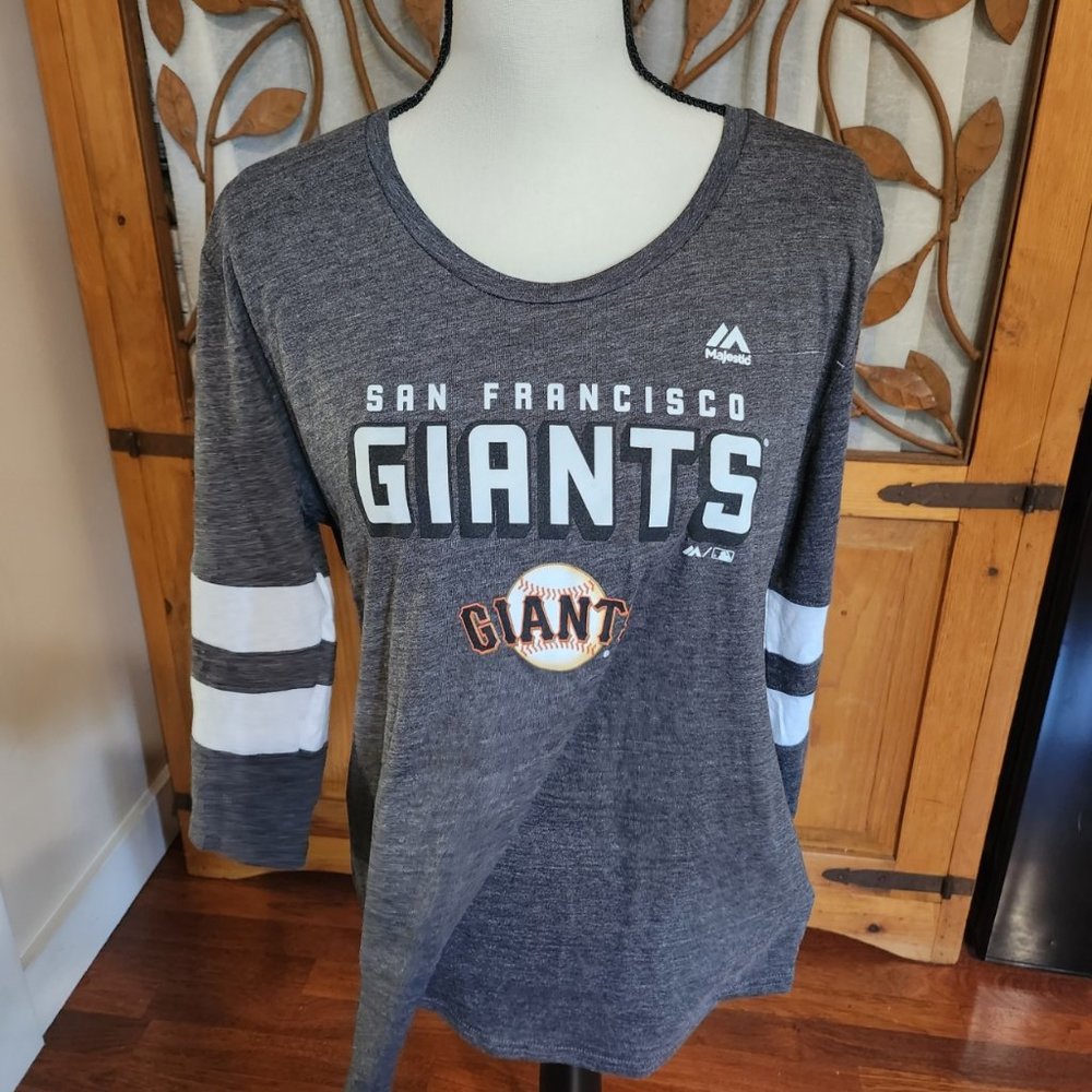 San Fransisco Giants Charcoal Henley, Large